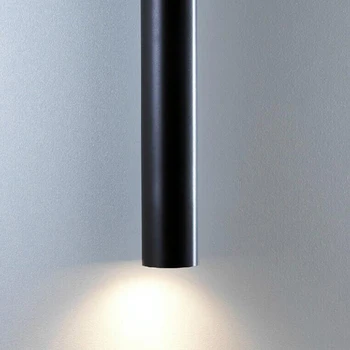Pandantiv lumina subțire D2.5cm Gâfâind din Aluminiu lampa de Con Design Astigmatic COB LED-uri în Interiorul Moden simplitatea Design Bar, sala de Mese