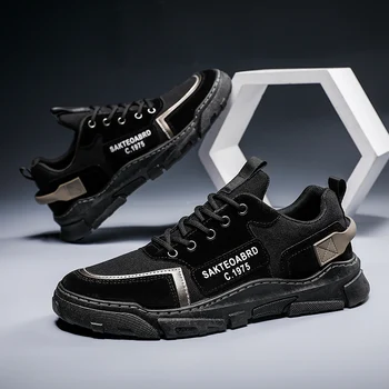 Pantofi Casual Pentru Bărbați, tv cu Dantelă-Up Ușor Respirabil Om Adidasi Sport în aer liber Anti-Navă Încălțăminte Krasovki Joker simplu