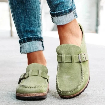 Pantofi de vara pentru femei papuci 2021 moda apartamente confortabile sandale pantofi femei plus dimensiune slip-on casual pantofi pentru femeie sandale
