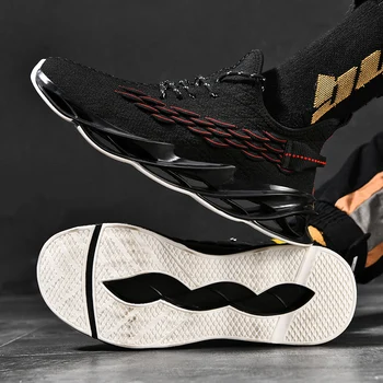 Pantofi pentru bărbați adidași bărbați și femei casual pantofi de sport cupluri valul pantofi wild pantofi de funcționare de zbor țesute plasă respirabil adidași