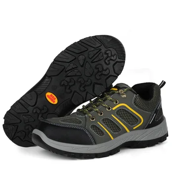 Pantofi pentru bărbați Steel Toe de Protectie Anti Zdrobitor Pantofi de Lucru Om Puncție Dovadă de Siguranță Respirabil de sex Masculin Adidași Bărbați Încălțăminte