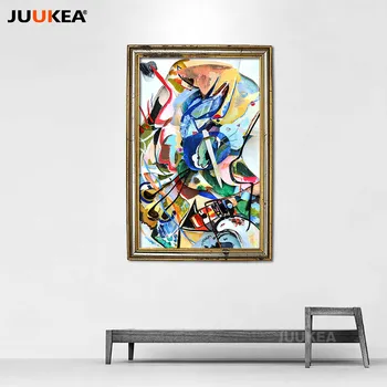 Panza Arta Print Tablou Poster, Wassily Kandinsky Geometrice Abstracte De Artă, Imagini De Perete Pentru Camera De Zi, Home Decor Cuadros