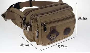 Panza Messenger bag buzunare echitatie anti-furt pachet mic de oameni talie sac