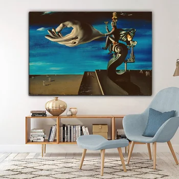 Panza Pictura Abstractă Postere Salvador Dali Clasic Cuadros Suprarealism Canvas Wall Art Imaginile pentru Camera de zi Decor Acasă