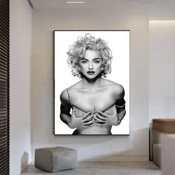 Panza Poster Moderne Madonna Ciccone Decor Acasă De Imprimare Actor Pictura Perete Opera De Arta Celebra Cantareata Modular Imagine Pentru Camera De Zi