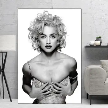 Panza Poster Moderne Madonna Ciccone Decor Acasă De Imprimare Actor Pictura Perete Opera De Arta Celebra Cantareata Modular Imagine Pentru Camera De Zi