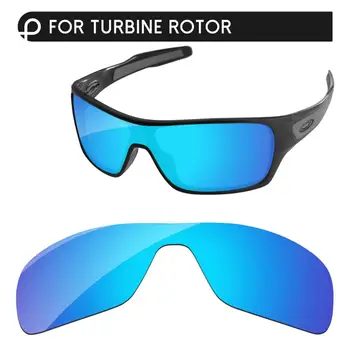 Papaviva Gheață Albastru Oglinda Polarizate, Lentile de Înlocuire Pentru Rotorului Turbinei ochelari de Soare Cadru UVA si UVB