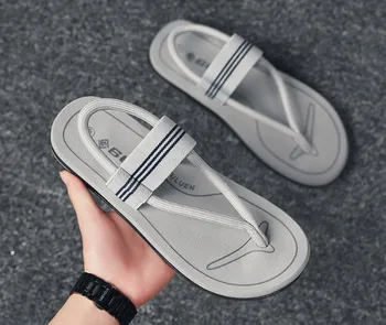 Papuci om de vară glezna folie de pantofi rezistente la alunecare slide sandale de vară de sex masculin papuci de plajă, tobogane