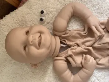 Papusa Model de Renaștere Copil Mucegai DIY 22inch Gol Papusa Reborn Kit set cu ochii și pânză parte a corpului accesorii