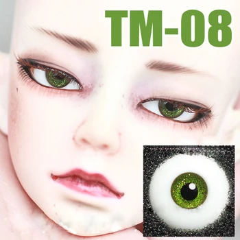 Papusa ochii Mici iris flash negru pupilei ochi de sticlă pentru 1/3 1/4 1/6 BJD SD DD MSD YOSD ochilor de păpușă păpușă accesorii TM-08