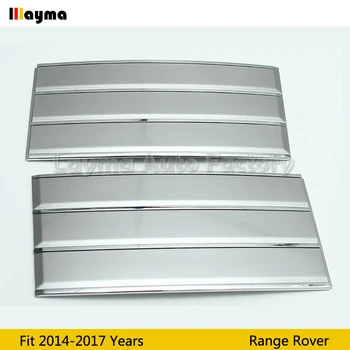 Partea Fender Usa Guri de Aer Kit de Ornamente de Argint Chrome line Pentru Land Rover Range Rover Vogue-2017 ani masina, aripa fata