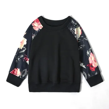 PatPat New Sosire Toamna și Iarna imprimeu Floral Maneca Lunga T-shirt pentru Mama și pentru Mine Familia Topuri