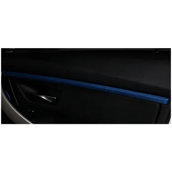 Patru Usi de Interior Panou LED Ornamente Decorative Lumini Cu Albastru Și Portocaliu Culori Atmosfera Lumini Pentru BMW Seria 3 F30 12-18