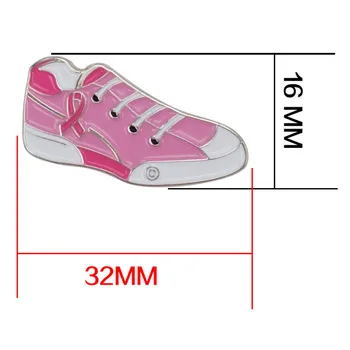 PBR208(1), Adidas Pantofi de Funcționare de Mers pe jos Panglica Roz Broșe Pentru Conștientizarea Cancerului de Sân Zi Email Broșă Pin Badge