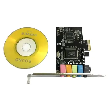 PCI-E PCI Express 6 Canal 5.1 CMI8738 Audio placa de Sunet Calculator PC Compatibil Pentru Windows Obișnuite placa de Sunet Card de Extensie