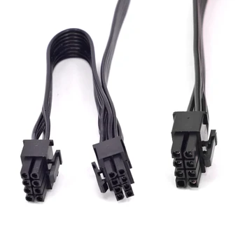 PCI express 8pini la Dual 6+2Pin Cablul de alimentare PCIe 8 Pini de la 1 la 2 Spliter Pentru Corsair AX860 AX850 AX760 AX750 Modular