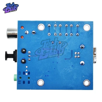 PCM2704 2-canal Audio DAC USB-S/PDIF placa de Sunet hifi DAC Decodor Bord 3.5 mm Analog Coaxial Fibră Optică de Ieșire A1-010