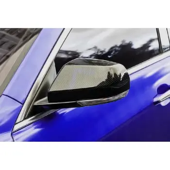 Pcmos 2020 ABS Fibra de Carbon Auto Oglinda Retrovizoare Capacului Ornamental Exterior Piese de schimb Pentru Cadillac ATS-L-2018 Noi Autocolante 2 buc