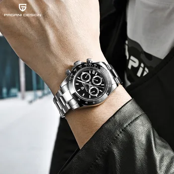 PD1644 Noul PAGANI DESIGN Bărbați ceas VK63 Japonia Cuarț Ceas de Brand de Lux Safir Barbati Cronograf Ceas Relogio Masculino