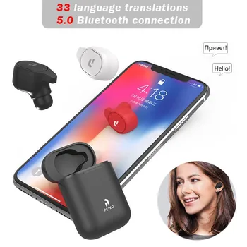 Peiko S Translator Căști 33 De Limbi Traduce Instantaneu Wireless Smart Voice Translator Setul Cu Cască Bluetooth Traducători Nou