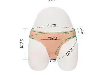 Penetratable Vagin Boxeri Lenjerie de Silicon Fals Vagin Chiloti Barbati pentru barbati îmbracati in femeie Transgender Shemale Gaff Moale Țâțe
