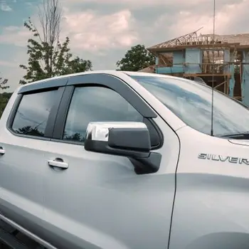 Pentru 2019 GMC Sierra / 2019 Chevrolet Silverado 1500 Chrome Top Oglindă Jumătate de Acoperire
