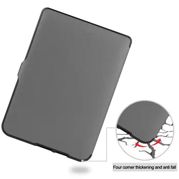 Pentru 2020 KOBO NIA 6 inch E-reader TPU Caz, Auto Sleep/Wake up Smart Cover Mat Culoare Solidă Maneca Slim Flip