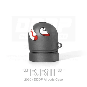 Pentru Airpods caz super-glonț pentru airpods 1/2/3 pro silicon gadget de protecție cu cârlig carabină breloc accesorii