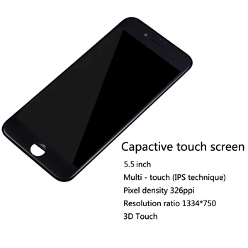 Pentru Apple iPhone 6 6S 7 8 Plus Display LCD 3D, Ecran Tactil Digitizer Înlocuirea Ansamblului Pentru iphone 5 4S 5S SE 5C X LCD