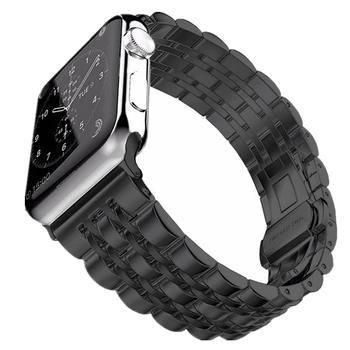 Pentru Apple Watch Band Seria 6 5 44mm Smartwatch Înlocuirea Benzilor din Oțel Inoxidabil brățară de Link-ul pentru iwatch SE 4 40mm curea de mână