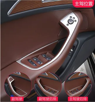 Pentru Audi A6 C7 2012 2013 2016 Masina Mânerul Ușii Cotiera Fereastra Panoului De Ridicare A Comuta Butonul De Acoperi Decor