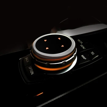 Pentru BMW Car Multimedia iDrive negru Buton Capac Ornamental ABS Suport F10 F20 F30 NBT Controller Numai Accesorii Auto