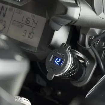 Pentru BMW R1200GS F800GS R1250GS Quick Charge 3.0 Dual USB Motocicleta Incarcator Priza Bricheta Adaptor Display LED
