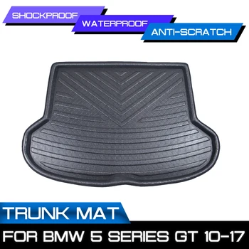 Pentru BMW Seria 5 GT 2010-2017 Masina Portbagajul din Spate Boot Mat Impermeabil Covorase Covor Anti Noroi Tava de Linie de Mărfuri