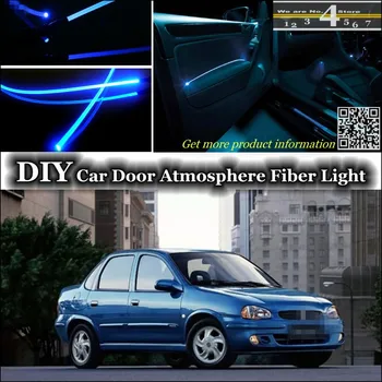 Pentru Buick Naviga interior de Lumină Ambientală Reglare Atmosfera de Fibra Optica Trupa Lumini Interior Panou de Ușă iluminare (Nu EL lumina)