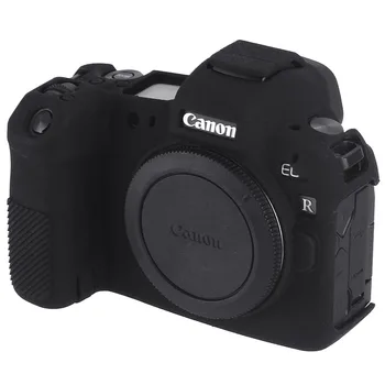 Pentru Canon EOS R Capacul Camerei de Silicon de Protecție Caz Corp de Înaltă Calitate Litchi Texture Pentru Canon EOS R Camera Bag Protector de Acoperire