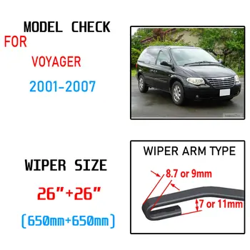 Pentru Chrysler Voyager 2001 2002 2003 2004 2005 2006 2007 Accesorii Auto Parbriz, Stergatoarele Perii Cutter U J Cârlig
