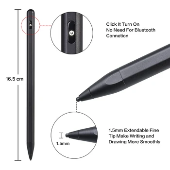 Pentru Creion pentru iPad 9.7 6 2018 Pro 11 12.9 2020 Pentru iPad 10.2 2019 Aer 3 10.5 Mini 5 Stylus Touch Pen pentru Apple Pencil 2 1