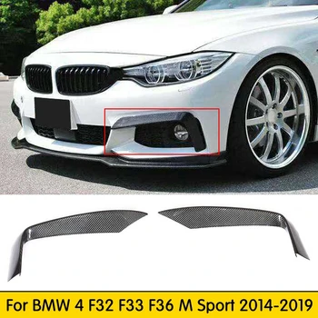 PENTRU F32 F33 F36 M-Sport din Fibra de Carbon Auto Buza Fata Splitter Capac ornamental pentru BMW 420i 425i 430i 440i M-Tech-2019