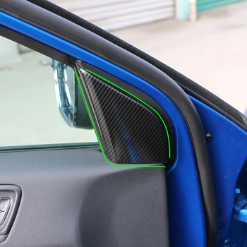 Pentru Ford Focus Hatchback 2019 2020 fibra de Carbon, Masina din Fata Geamului Interior Triunghi O Coloană de Acoperire Autocolant Accesoriile