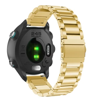 Pentru Garmin forerunner 245/M 245 din otel Inoxidabil bratara curea de ceas inlocuitor Pentru Samsung Galaxy Watch 42mm ceasuri benzile de