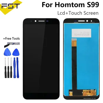 Pentru Homtom S99 Display LCD+Touch Screen Digitizer Asamblare pentru homtom s99 lcd senzor +Instrumente+Adeziv