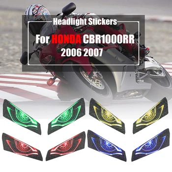 Pentru HONDA cbr 1000 rr CBR 1000RR CBR1000 RR 2006-2007 Motociclete 3D Carenaj Fata Faruri Autocolante Garda Ochi Grafic de Protecție