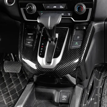 Pentru Honda CRV CR-V Accesorii de Interior din Fibra de Carbon ABS Decor Crom Capac Ornamental 2017-2019