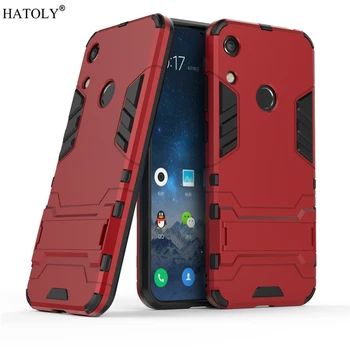 Pentru Huawei Honor 8A Caz de Cauciuc Robot Armura Shell Greu PC-ul TPU Înapoi Capacul Telefonul pentru Huawei Honor 8A Caz de Protecție pentru Onoare 8A