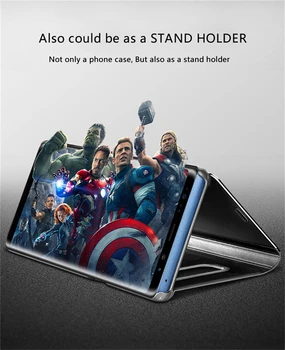 Pentru Huawei Honor 9X Smart Mirror Caz Flip Pentru Huawei Honor9X Premium Global Caz Acoperire Pe Nan 9 X X9 STK-LX1 6.59