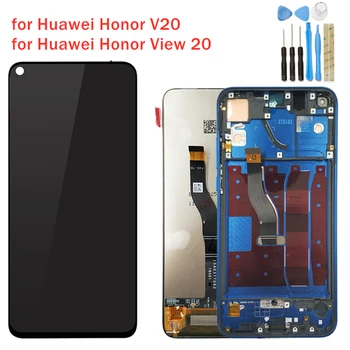 Pentru Huawei Honor Vizualiza 20/ Onoare V20 LCD Display cu Rama Touch Screen Digitizer Ansamblu LCD Display 10 Touch Piese de schimb