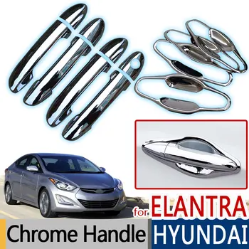 Pentru Hyundai Elantra 2011-2016 Chrome Mânerul Ușii Capacului Ornamental Set de 4buc Avante 2012 2013 Accesorii Styling Auto