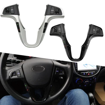 Pentru Hyundai VERNA SOLARIS Volan multifuncțional Butoanele de Volum Audio Muzica Comutator de Control Iluminare din spate Albastru Cu Bluetooth