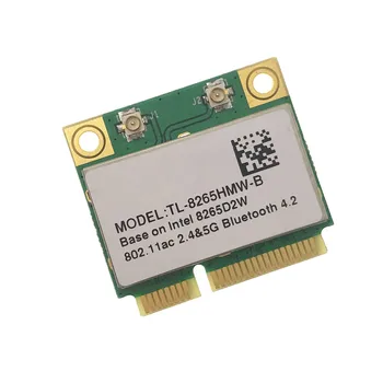 Pentru Intel 8265 L-8265HMW 8265D2W 802.11 ac 867Mbps Dual Band MINI PCI-E WiFi, Bluetooth 4.2 card pentru win 10